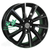 Диск Khomen Wheels KHW1604 (Aveo) Black-FP 6x16/5x105 ET39 D56,6