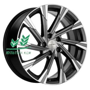 Диск Khomen Wheels KHW1901 (Tugella) Gray-FP 7.5x19/5x108 ET46 D63,4