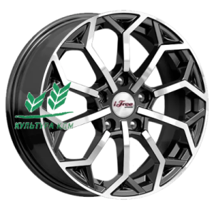 Диск iFree Спейс-Нидл (КС1000) Блэк Джек 6.5x16/5x100 ET38 D67,1