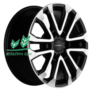 Диск Khomen Wheels KHW1805 (JAC T6 Pickup) Black-FP 7.5x18/6x139,7 ET30 D106,1