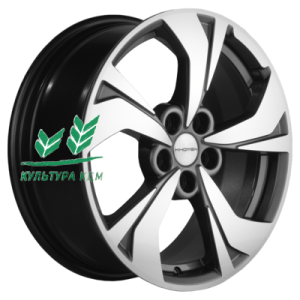 Диск Khomen Wheels KHW1724 (CX-5/Seltos/Optima) Gray-FP 7x17/5x114,3 ET50 D67,1