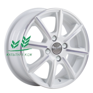 Диск СКАД Монако (КЛ185) Алмаз белый 5.5x14/4x98 ET38 D58,6