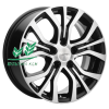 Диск Khomen Wheels KHW1608 (Changan CS35 Plus) Black-FP 6.5x16/5x110 ET46 D63,3