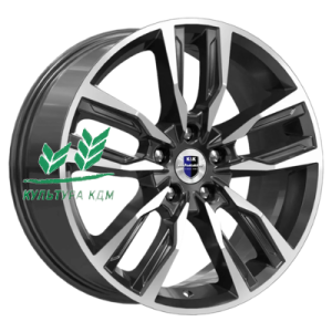 Диск K&K Борэй (КС901) Алмаз черный 8x18/5x112 ET25 D66,6