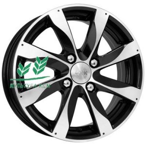 Диск K&K Джемини-оригинал (КС480) Алмаз черный 5.5x14/4x100 ET49 D56,6