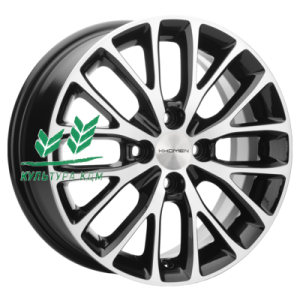 Диск Khomen Wheels KHW1506 (Lada Granta) Black-FP 6x15/4x98 ET36 D58,6