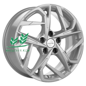 Диск Khomen Wheels KHW1716 (Jac/Москвич 3) F-Silver 7x17/5x108 ET40 D54,1