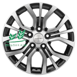 Диск Khomen Wheels KHW1608 (Actyon) Black-FP 6.5x16/5x112 ET40 D66,6