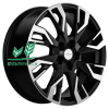 Диск Khomen Wheels KHW1809 (Geely Coolray) Black-FP 7x18/5x114,3 ET53 D54,1