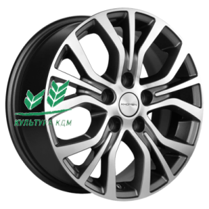 Диск Khomen Wheels KHW1608 (Changan CS35 Plus) Gray-FP 6.5x16/5x110 ET46 D63,3