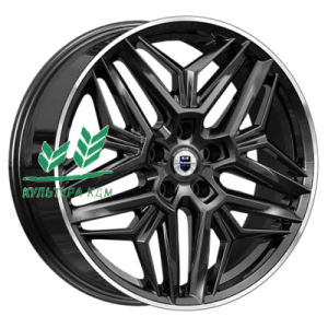Диск K&K Колумб (КС1038) Алмаз черный 7x19/5x108 ET45 D67,1