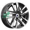 Диск K&K Хант (КС1034) Алмаз черный 6x15/4x98 ET33 D58,5