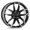 Диск Rial Lucca Diamond Black Front Polished 6,5x16/4x100 ET46 D54,1