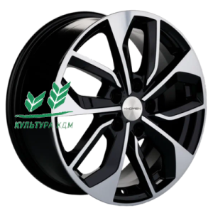 Диск Khomen Wheels KHW1703 (Jac/Москвич 3) Black-FP 7x17/5x108 ET40 D54,1