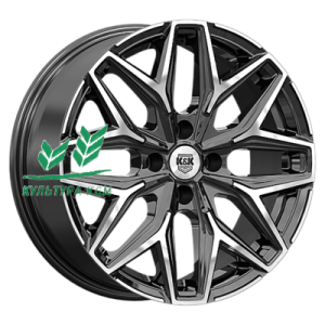 Диск K&K Ариус (КС1187) Алмаз черный 7x17/5x108 ET33 D60,1