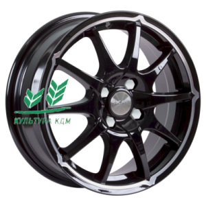 Диск СКАД Джокер Антрацит-алмаз 6x15/4x100 ET38 D67,1