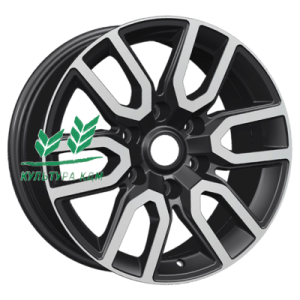 Диск Khomen Wheels KHW1723 (Mazda BT50) Black-FP 8x17/6x139,7 ET45 D93,1