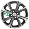 Диск Khomen Wheels KHW1501 (Rio/Solaris) Black-FP 6x15/4x100 ET46 D54,1
