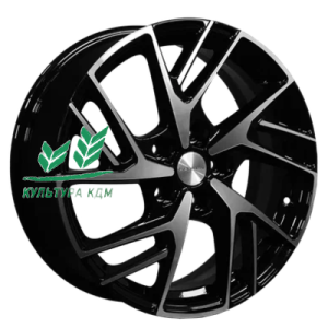 Диск Khomen Wheels KHW1722 (Coolray) Black-FP 6.5x17/5x114,3 ET45 D54,1