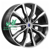 Диск K&K Портер (КС906) Алмаз черный 7.5x18/5x108 ET47 D60,1