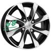 Диск K&K Джемини-оригинал (КС480) Алмаз черный 5.5x14/4x100 ET49 D56,6