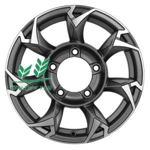 Диск Khomen Wheels KHW1505 (Jimny) Gray-FP 5.5x15/5x139,7 ET5 D108,1