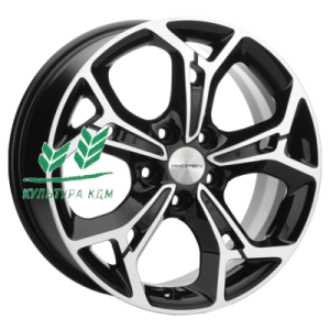 Диск Khomen Wheels KHW1702 (DFM580) Black-FP 7x17/5x110 ET45 D67,1