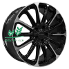 Диск Khomen Wheels KHW1910 (Outlander) Black-FP 7.5x19/5x108 ET33 D60,1