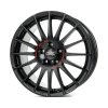 Диск OZKA Pulmox Superturismo GT Matt Black Red Lettering 8,0x17/5x112 ET35 D75