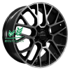 Диск Khomen Wheels KHW1818 (Geely Coolray) Black-FP 7x18/5x114,3 ET53 D54,1