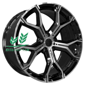 Диск PDW 5445 Gloss Black Machine Face 9x20/5x112 ET35 D66,6