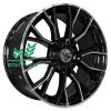 Диск PDW 5438 Gloss Black Machine Edge and Milled Spoke 8x18/5x120 ET33 D72,56