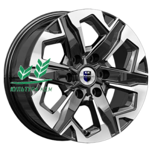 Диск K&K Тейт (КС1050) Алмаз черный 7.5x17/6x139,7 ET38 D67,1