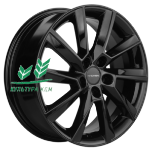 Диск Khomen Wheels KHW1604 (Aveo) Black 6x16/5x105 ET39 D56,6