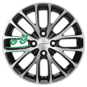 Диск Khomen Wheels KHW1506 (XRay) Black-FP 6x15/4x100 ET37 D60,1
