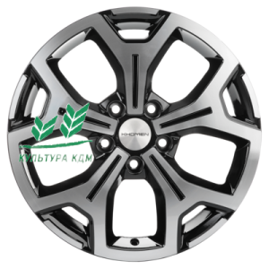 Диск Khomen Wheels KHW1710 (Focus) Black-FP 6.5x17/5x108 ET50 D63,3