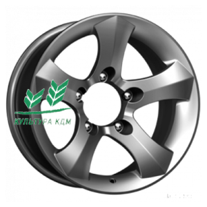 Диск K&K Айсберг (КС662) Дарк платинум 8x16/5x139,7 ET-10 D110,1