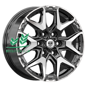 Диск K&K Гангут (КС1176) Алмаз черный 7.5x18/6x139,7 ET55 D93,1