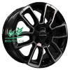 Диск Khomen Wheels KHW1406 (Lada Granta) Black-FP 5.5x14/4x98 ET35 D58,5