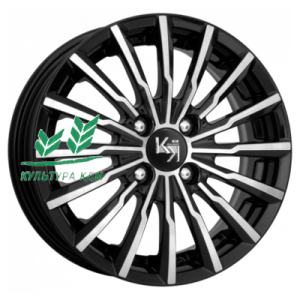 Диск K&K Акцент-оригинал (КС562) Алмаз черный 7x17/4x100 ET43 D60,1