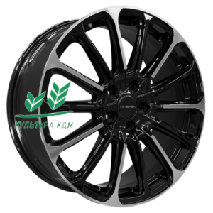 Диск Khomen Wheels KHW1910 (Chery Tiggo 8 (Pro/Pro Max)) Black-FP 7.5x19/5x108 ET47 D60,1