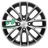 Диск Khomen Wheels KHW1506 (Rio/Solaris) Black-FP 6x15/4x100 ET46 D54,1