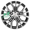 Диск Khomen Wheels KHW1608 (Toyota/Suzuki) Black-FP 6.5x16/5x114,3 ET45 D60,1