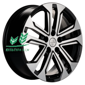 Диск Khomen Wheels KHW1803 (Coolray) Black-FP 7x18/5x114,3 ET50 D54,1