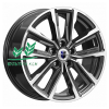 Диск K&K Лацио (КС964) Алмаз черный 7.5x17/5x108 ET45 D67,1
