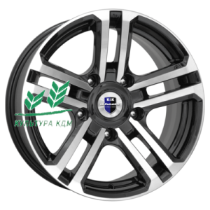 Диск K&K Палладика (КС591М) Алмаз черный 7x16/5x139,7 ET5 D98